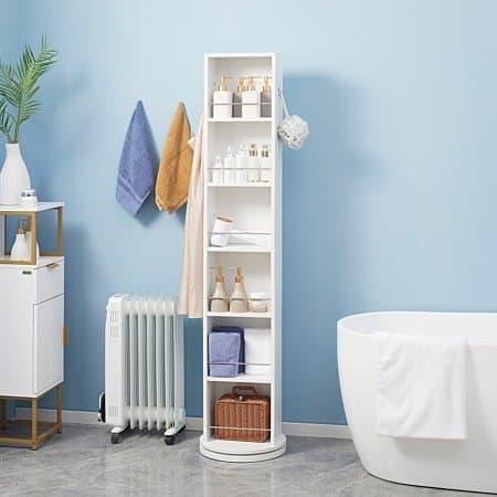 Columna giratoria de MDF con espejo - Hogar | Morena