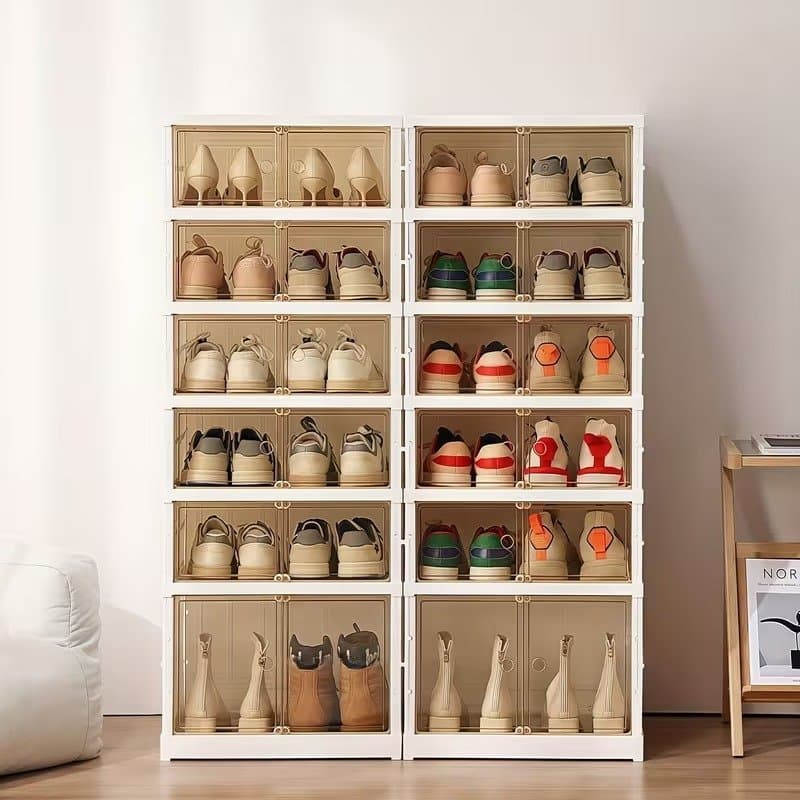 Organizador de zapatos plegable magnético – apilables