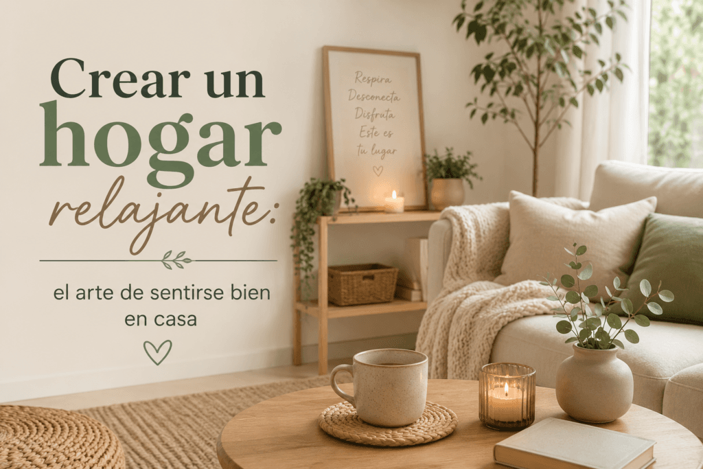 Crear un hogar relajante: el arte de sentirse bien en casa