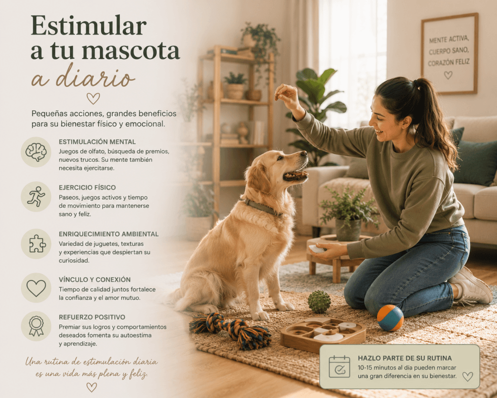 Estimular a tu mascota a diario